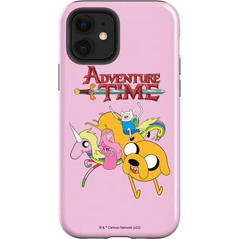 Adult Swim Adventure Time Riding in a Unicorn iPhone 12 Impact Case