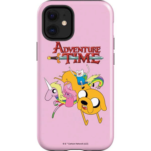Adult Swim Adventure Time Riding in a Unicorn iPhone 12 Mini Impact Case