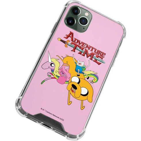 Adult Swim Adventure Time Riding in a Unicorn iPhone 12 Pro Clear Case