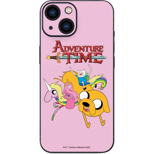 Adult Swim Adventure Time Riding in a Unicorn iPhone 13 Mini Skin