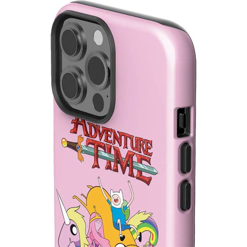 Adult Swim Adventure Time Riding in a Unicorn iPhone 15 Pro Max Impact Case
