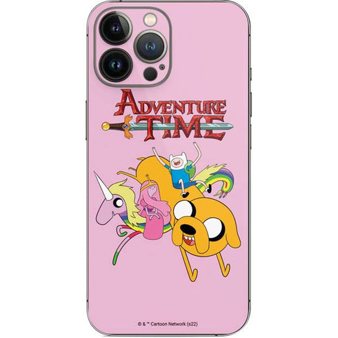 Adult Swim Adventure Time Riding in a Unicorn iPhone 14 Pro Max Skin