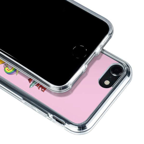 Adult Swim Adventure Time Riding in a Unicorn iPhone SE (2nd & 3rd Gen) Clear Case