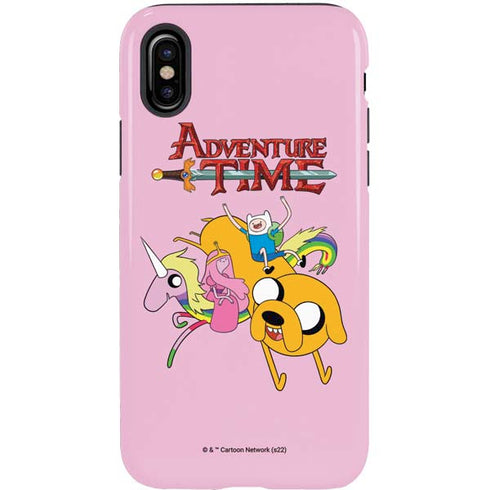Adult Swim Adventure Time Riding in a Unicorn iPhone X Pro Case