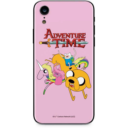 Adult Swim Adventure Time Riding in a Unicorn iPhone XR Skin