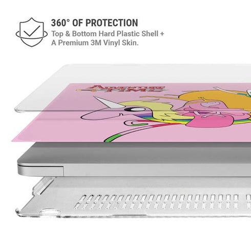 Adult Swim Adventure Time Riding in a Unicorn MacBook Air 13in M1 (2021) Case plus Skin