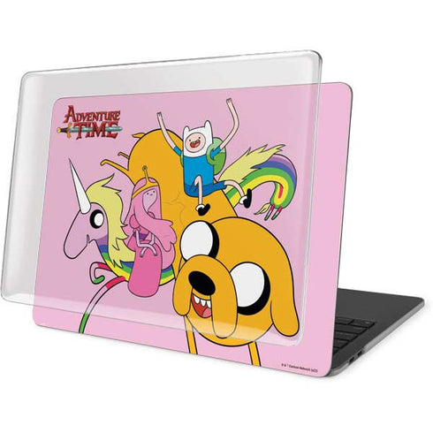 Adult Swim Adventure Time Riding in a Unicorn MacBook Pro 13in (2020) Case plus Skin