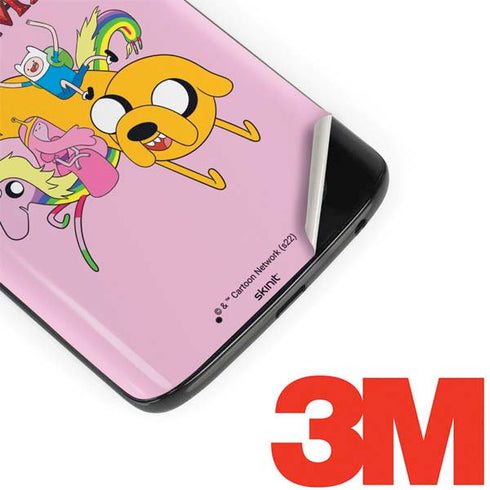 Adult Swim Adventure Time Riding in a Unicorn Moto G6 Skin