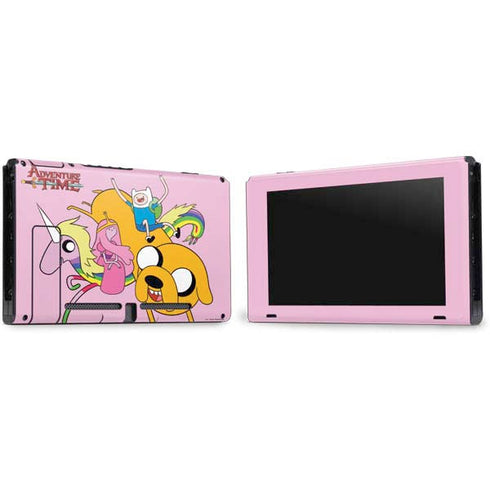 Adult Swim Adventure Time Riding in a Unicorn Nintendo Switch Bundle Skin