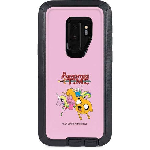 Adult Swim Adventure Time Riding in a Unicorn Otterbox Defender Galaxy Skin