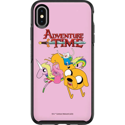Adult Swim Adventure Time Riding in a Unicorn Otterbox Symmetry iPhone Skin
