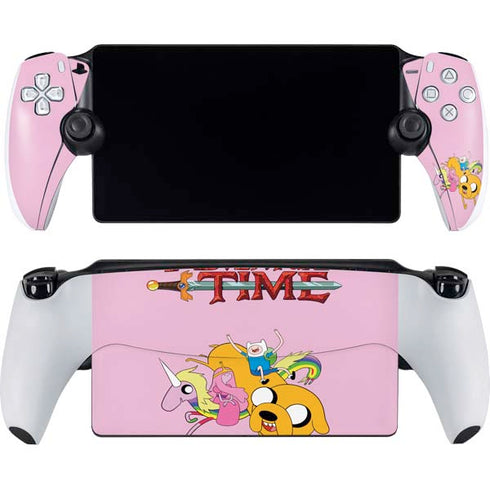 Adult Swim Adventure Time Riding in a Unicorn PlayStation Portal Remote Player Skin