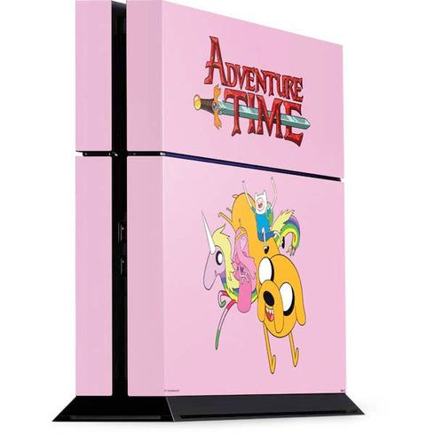 Adult Swim Adventure Time Riding in a Unicorn PS4 Console Skin