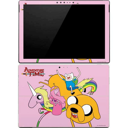 Adult Swim Adventure Time Riding in a Unicorn Surface Pro 4 Skin