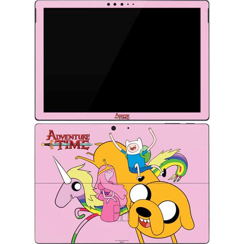 Adult Swim Adventure Time Riding in a Unicorn Surface Pro 7 Skin