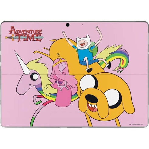 Adult Swim Adventure Time Riding in a Unicorn Surface Pro 8 Skin