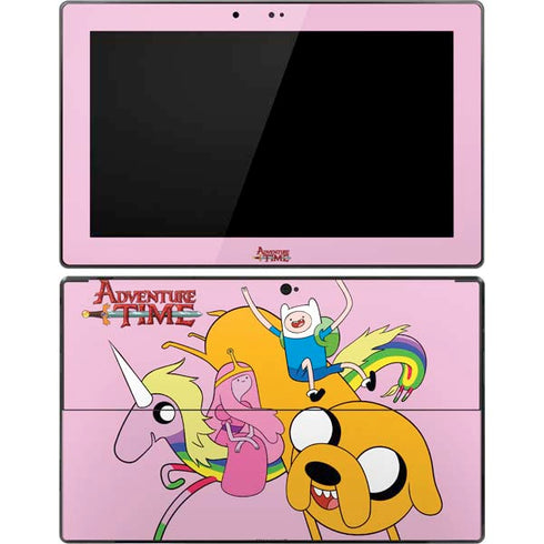 Adult Swim Adventure Time Riding in a Unicorn Surface Pro Tablet Skin