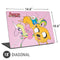 Adult Swim Adventure Time Riding in a Unicorn Universal Laptop 18in (14.6 x 10.6in) Skin