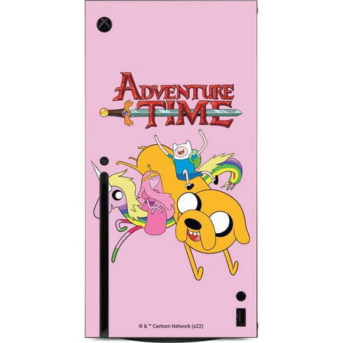 Adult Swim Adventure Time Riding in a Unicorn Xbox Series X Console Skin