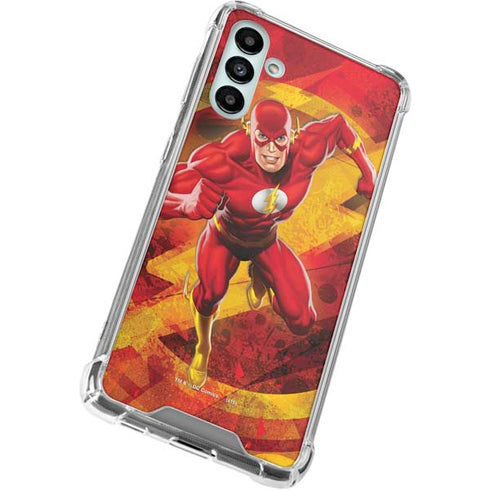 DC Comics The Flash Action Pose Galaxy A13 5G Clear Case