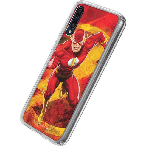 DC Comics The Flash Action Pose Galaxy A50 Clear Case