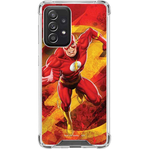 DC Comics The Flash Action Pose Galaxy A52 5G Clear Case