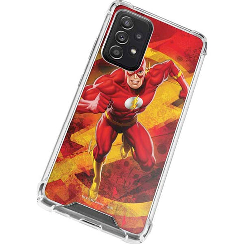 DC Comics The Flash Action Pose Galaxy A52 5G Clear Case