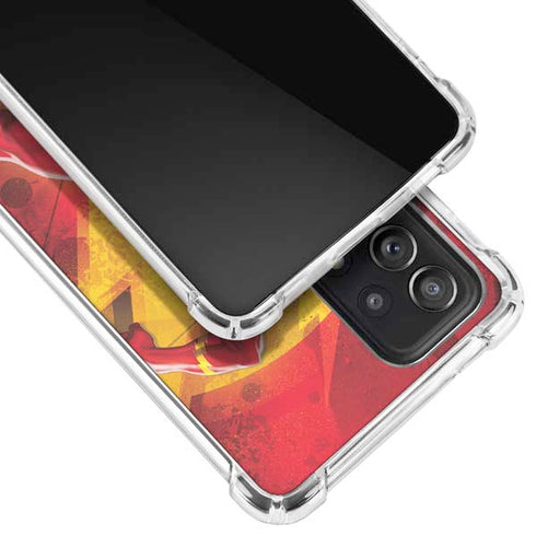 DC Comics The Flash Action Pose Galaxy A52 5G Clear Case