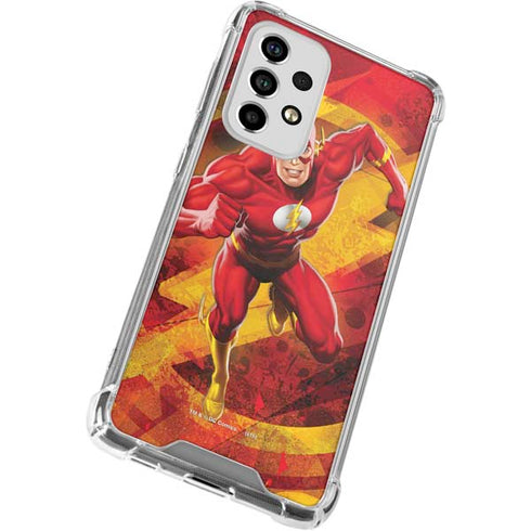 DC Comics The Flash Action Pose Galaxy A53 5G Clear Case