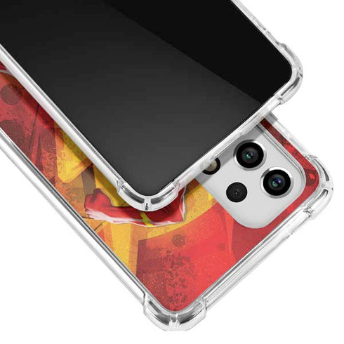 DC Comics The Flash Action Pose Galaxy A53 5G Clear Case