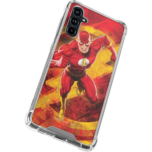 DC Comics The Flash Action Pose Galaxy A54 5G Clear Case