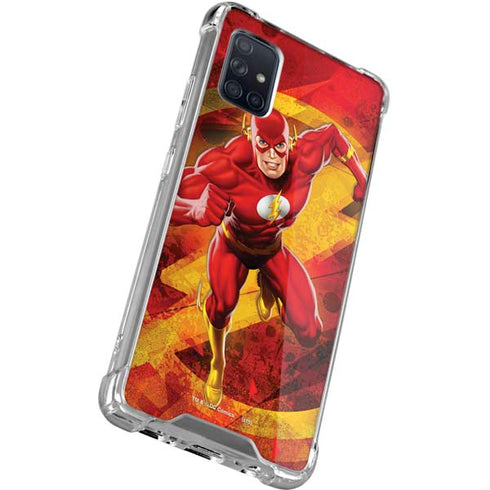 DC Comics The Flash Action Pose Galaxy A71 5G Clear Case