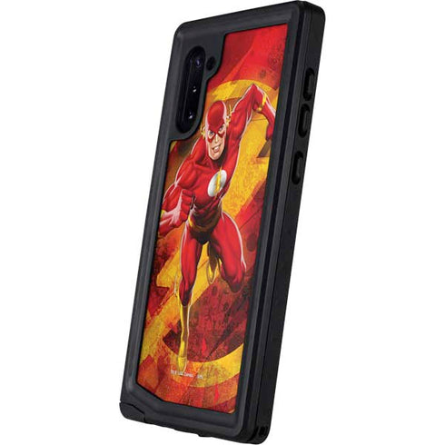 DC Comics The Flash Action Pose Galaxy Note 10 Waterproof Case