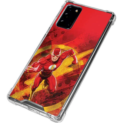 DC Comics The Flash Action Pose Galaxy Note20 5G Clear Case