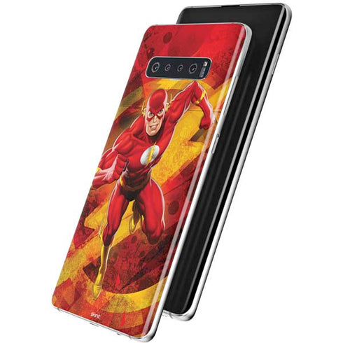 DC Comics The Flash Action Pose Galaxy S10 Skin