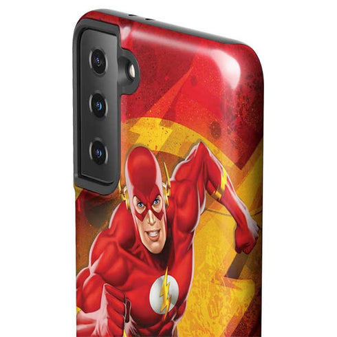 DC Comics The Flash Action Pose Galaxy S21 Plus 5G Pro Case