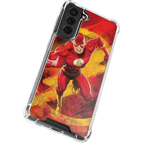 DC Comics The Flash Action Pose Galaxy S22 Plus Clear Case
