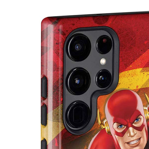 DC Comics The Flash Action Pose Galaxy S22 Ultra Pro Case