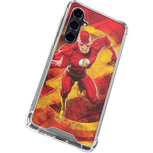 DC Comics The Flash Action Pose Galaxy S23 FE Clear Case