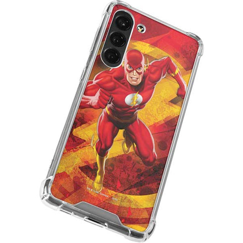 DC Comics The Flash Action Pose Galaxy S23 Plus Clear Case