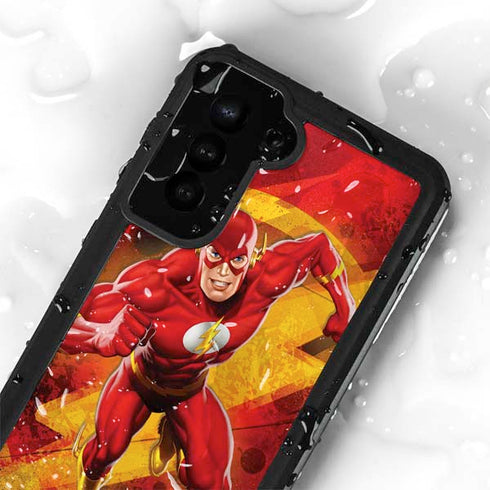 DC Comics The Flash Action Pose Galaxy S23 Plus Waterproof Case