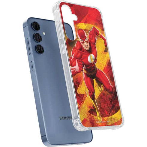 DC Comics The Flash Action Pose Galaxy S24 Clear Case