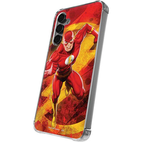 DC Comics The Flash Action Pose Galaxy S24 Plus Clear Case