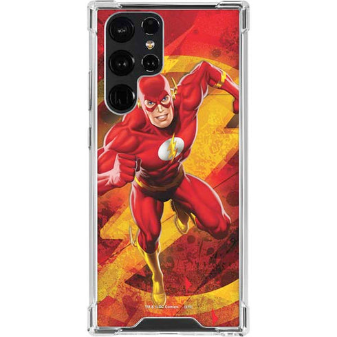 DC Comics The Flash Action Pose Galaxy S24 Ultra Clear Case