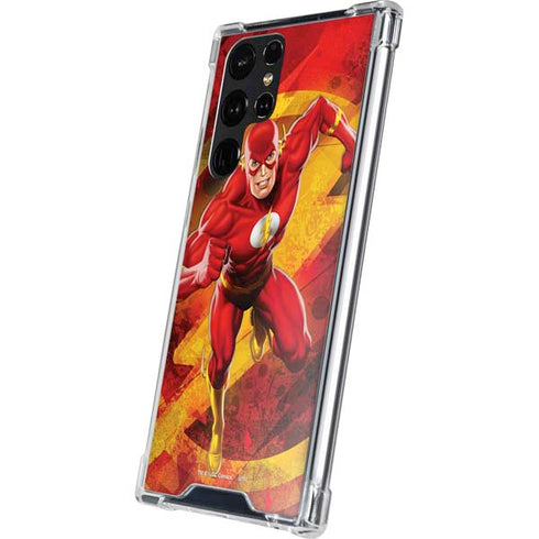 DC Comics The Flash Action Pose Galaxy S24 Ultra Clear Case
