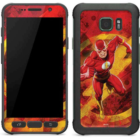 DC Comics The Flash Action Pose Galaxy S7 Active Skin
