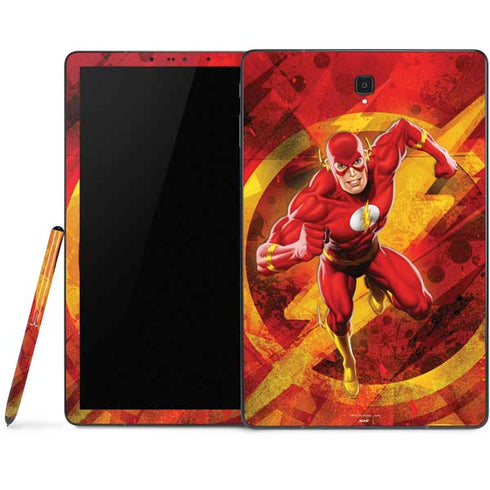 DC Comics The Flash Action Pose Samsung Galaxy Tab Skin