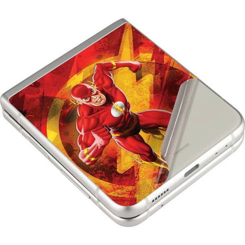 DC Comics The Flash Action Pose Galaxy Z Flip3 5G Skin