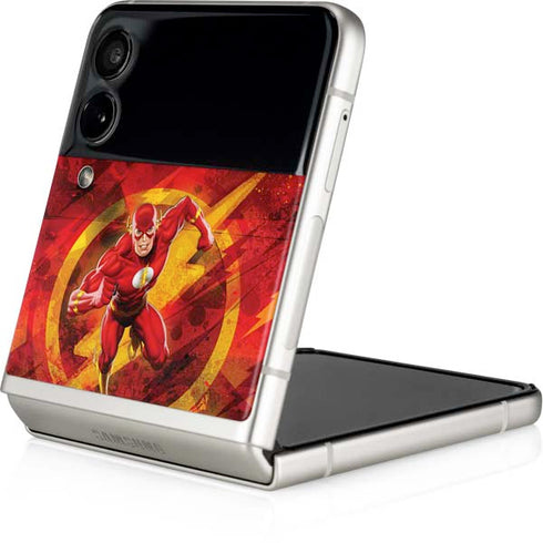 DC Comics The Flash Action Pose Galaxy Z Flip3 5G Skin