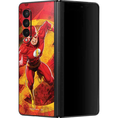 DC Comics The Flash Action Pose Galaxy Z Fold3 5G Skin